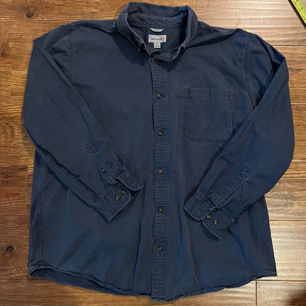 VNTG Carhartt heavyweight cotton button down XXL